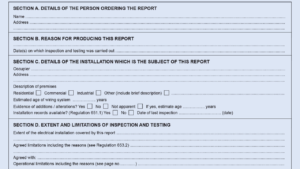 EICR Certificate Legal Requirement